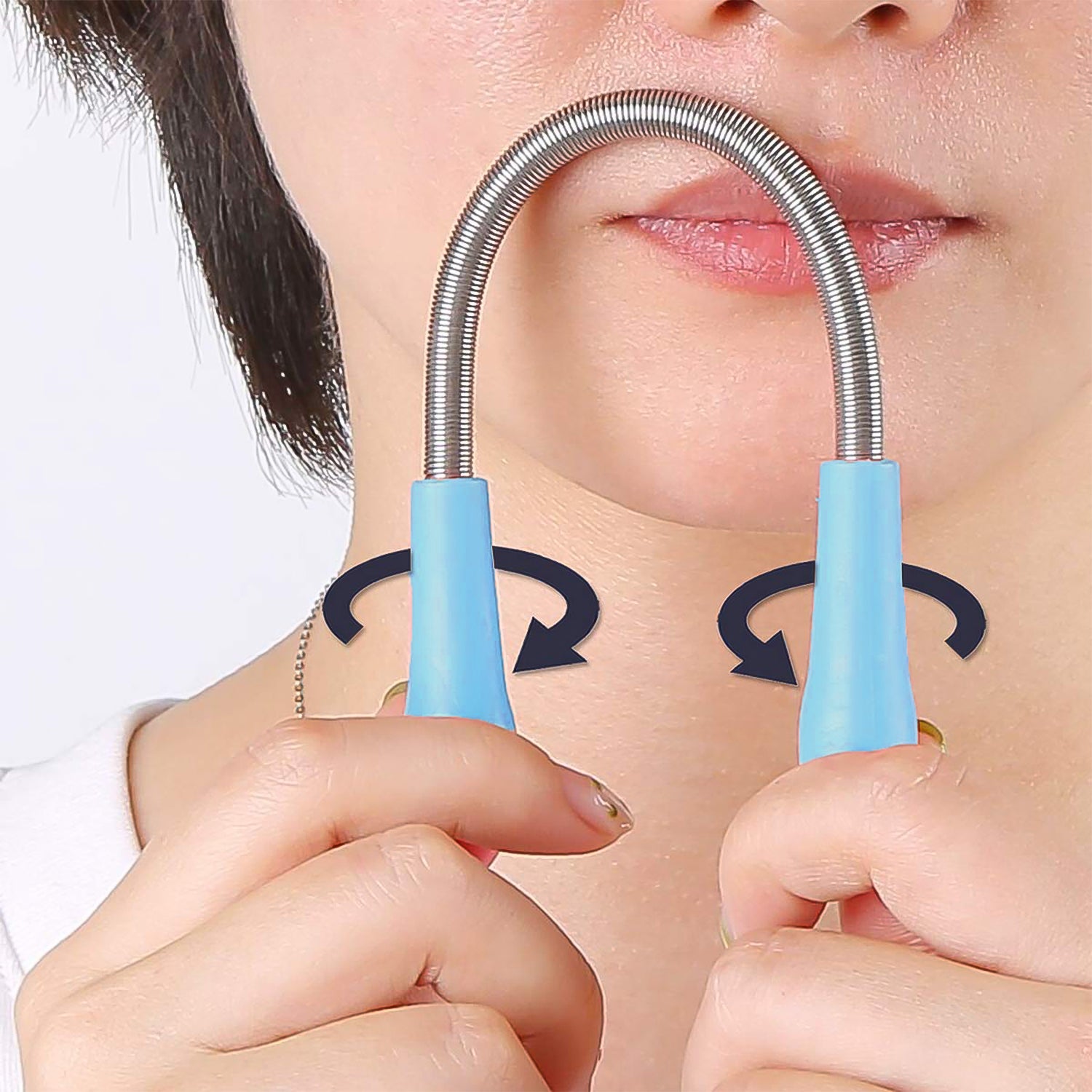 Facial Hair Remover Set Spring Epilator Hair Removal Springs Eyebrow Razors (1 Pc) Facial Hair Remover Set Spring Epilator Hair Removal Springs Eyebrow Razors (1 Pc)